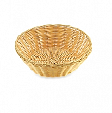 Хлебница 18,5*7,5см круглая ротанг бежевый цвет 9500109